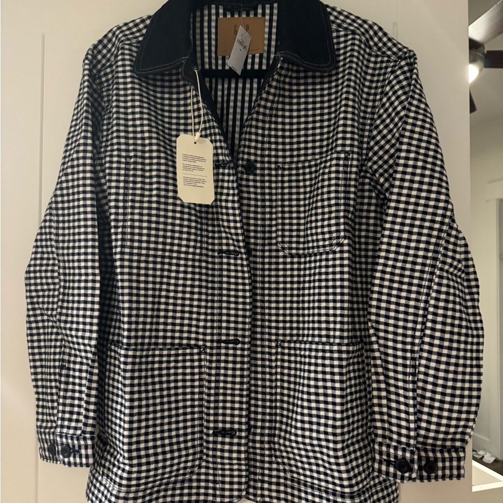Gap x Doen gingham jacket